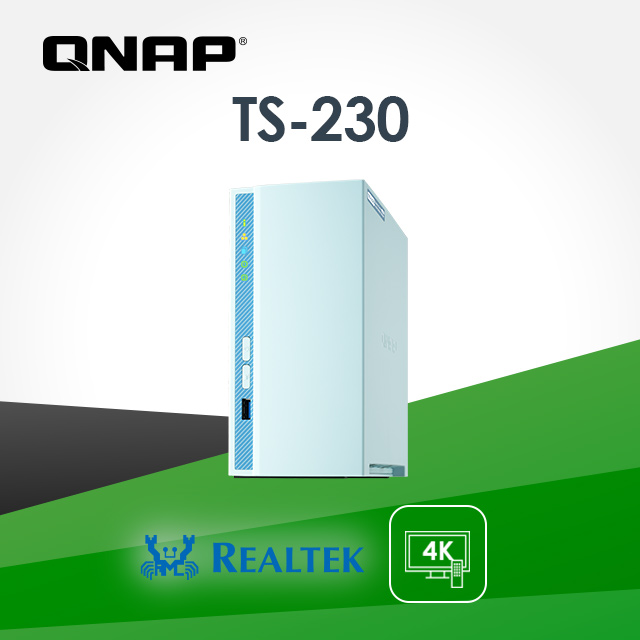[Seagate IronWolf 12TB*1]QNAP TS-230 2Bay NAS