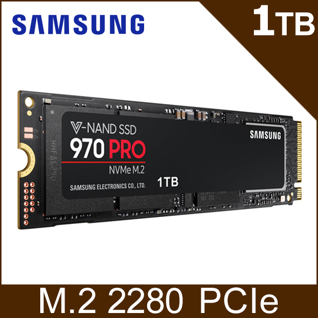 SAMSUNG 三星 970 PRO 1TB NVMe M.2 2280 PCIe 固態硬碟