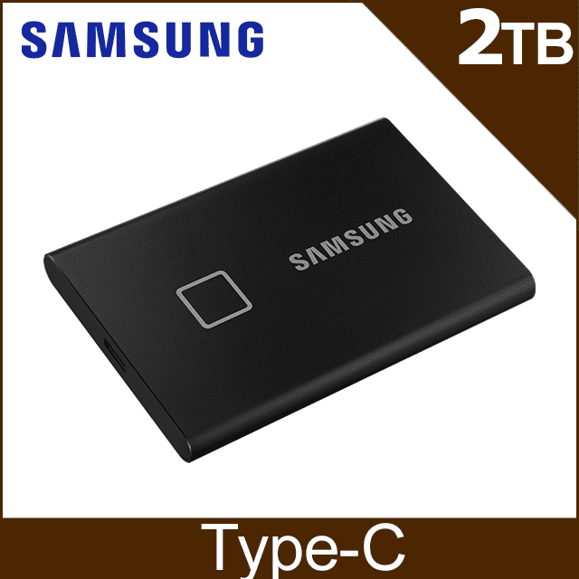 SAMSUNG 三星T7 Touch 2TB USB3.2移動固態硬碟 經典黑