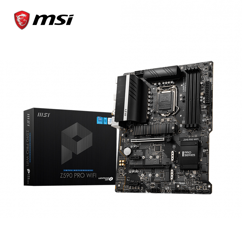 微星MSI Z590 PRO WIFI Intel 主機板