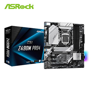 華擎 ASRock Z490M Pro4 ?INTEL 490 1200 M ATX 主機板