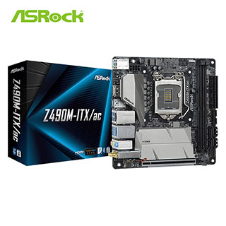 華擎 ASRock ?Z490M-ITX/ac INTEL Z490 1200 主機板