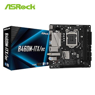 華擎 ASRock B460M ITX/ac ?INTEL B460 1200 Mini ITX 主機板