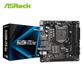 華擎 ASRock H410M-ITX/ac ?INTEL H410 1200 Mini-ITX 主機板