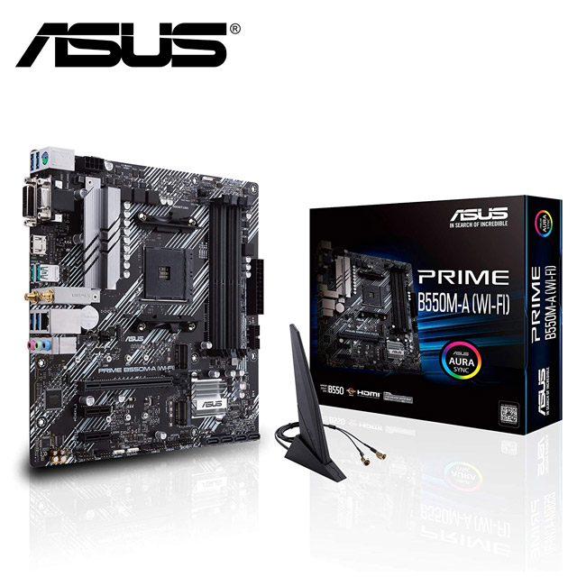 華碩 PRIME B550M-A WIFI 主機板 ★送AMD Athlon 200GE處理器★