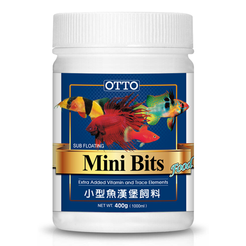 Otto 小型魚漢堡飼料400g 1000ml Pchome 24h購物