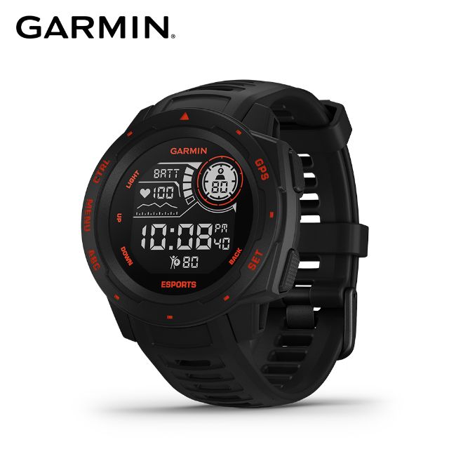 GARMIN INSTINCT ESPORTS 本我系列 GPS 智慧腕錶 - 電競潮流版