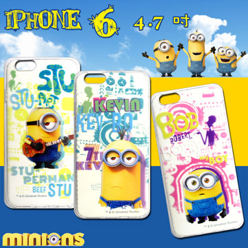 黃色小小兵minions 正版授權iphone 6 4 7吋透明軟式保護套手機殼 人物篇 Pchome 24h購物