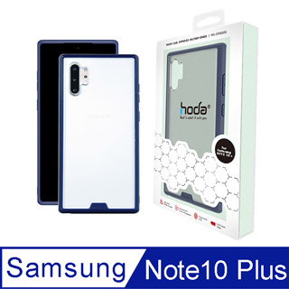 hoda Samsung Galaxy  Note 10+ / Note 10 Plus 6.8吋 柔石軍規防摔保護殼-寶石藍
