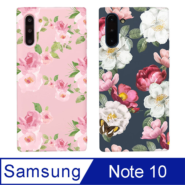 Toyselect Samsung Note10 水彩文藝設計samsung手機殼保護殼手機套保護套軟殼 Pchome 24h購物