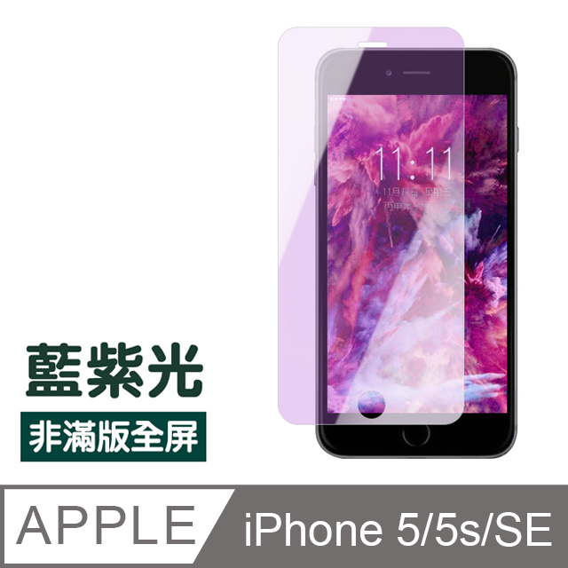 Iphone Se藍紫光高清非滿版防刮保護貼 Pchome 24h購物