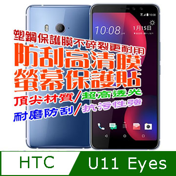 hTC U11 Eyes 防刮高清膜螢幕保護貼