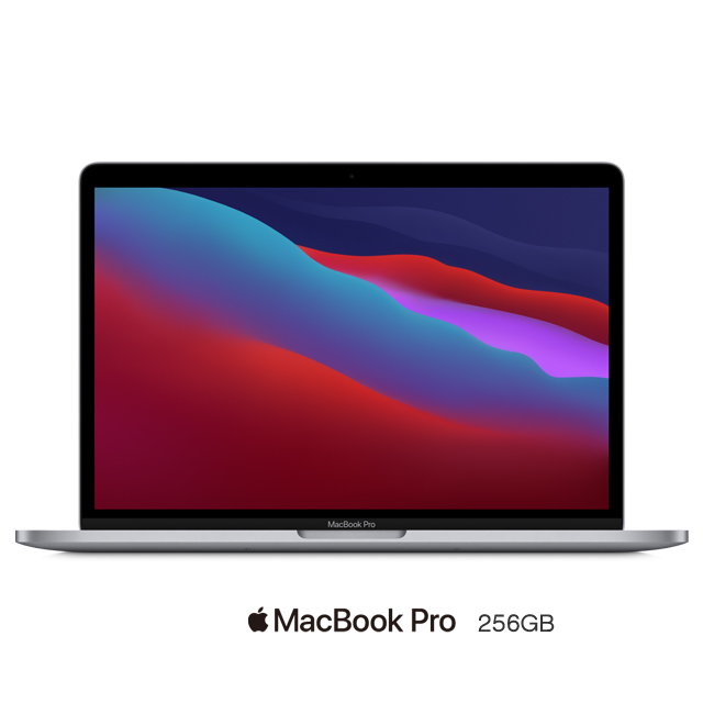 MacBook Pro 13:Apple M1 chip 8-core CPU and 8-core GPU,256GB SSD-Space Grey