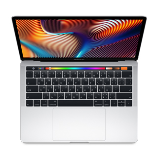 MacBook Pro13 Touch Bar: 2.3GHz quad-core 8th- Intel Core i5, 256GB - Silve