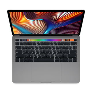 MacBook Pro13 Touch Bar: 2.3GHz quad-core 8th- Intel Core i5 , 256GB - Space Grey