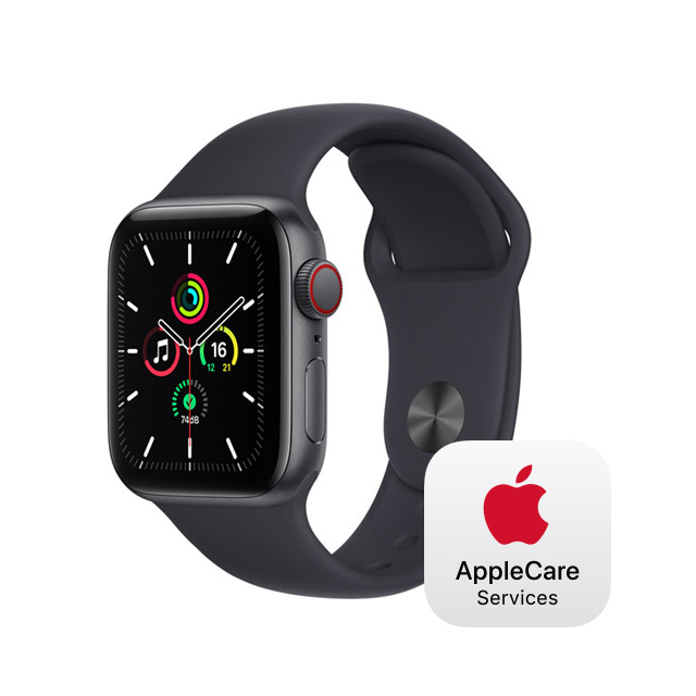 Apple Watch LTE 40mm Space Grey Aluminium Case with Midnight Sport Band