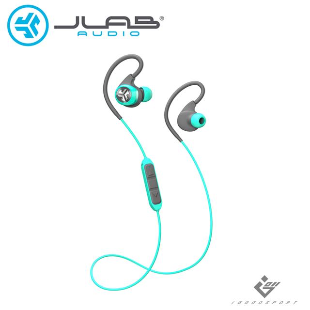 JLab Epic 2 藍牙運動耳機-青色