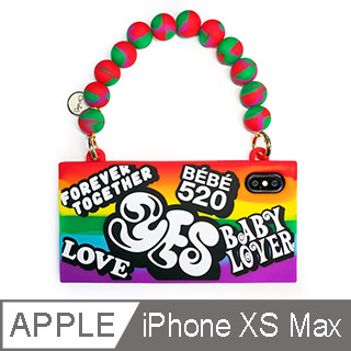 【Candies】彩虹系列YES手提包 - iPhone XS Max