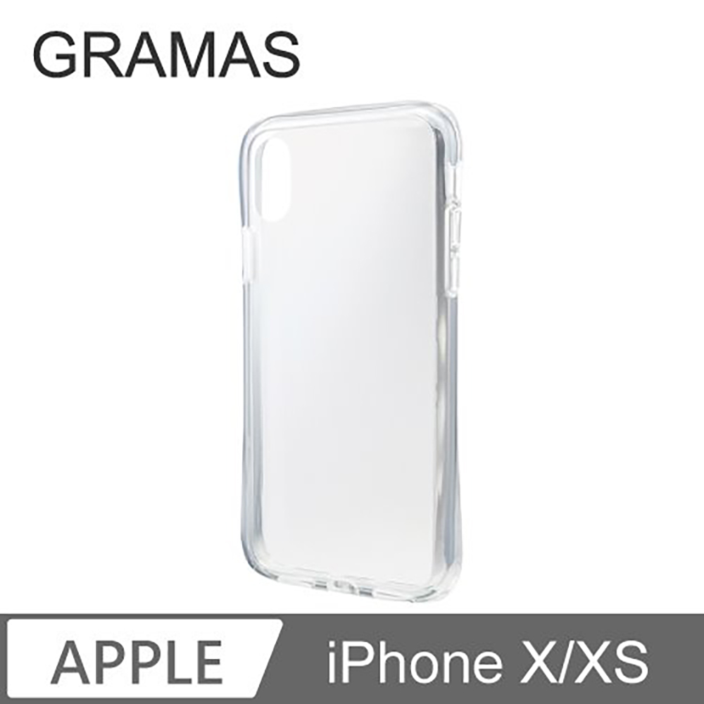 Gramas iPhone X/XS 防摔漾玻透明手機殼-(透明)