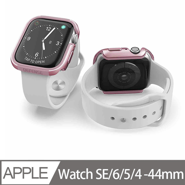 刀鋒Edge系列 Apple Watch Series SE / 6 / 5 / 4 44mm 鋁合金保護殼-玫瑰金