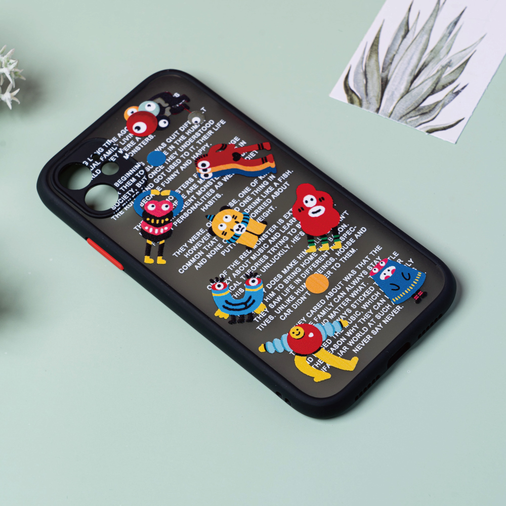 Carecase 小怪獸iphone 12 Mini 手機保護殼磨砂立體款 Pchome 24h購物