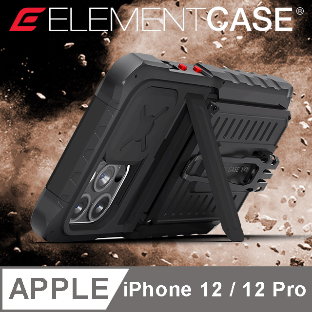 美國 Element Case Black Ops iPhone 12/12 Pro 黑色行動頂級軍規防摔殼 - 黑
