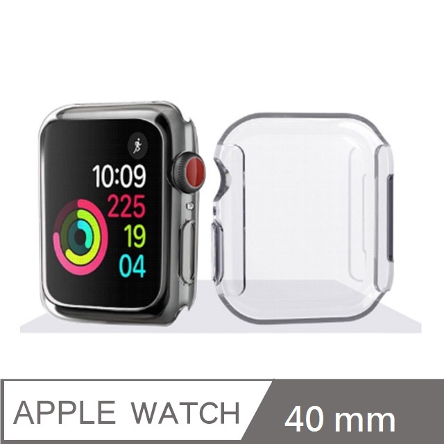 Apple Watch Series SE/6/5/4共用 (40mm) 透明防摔保護殼