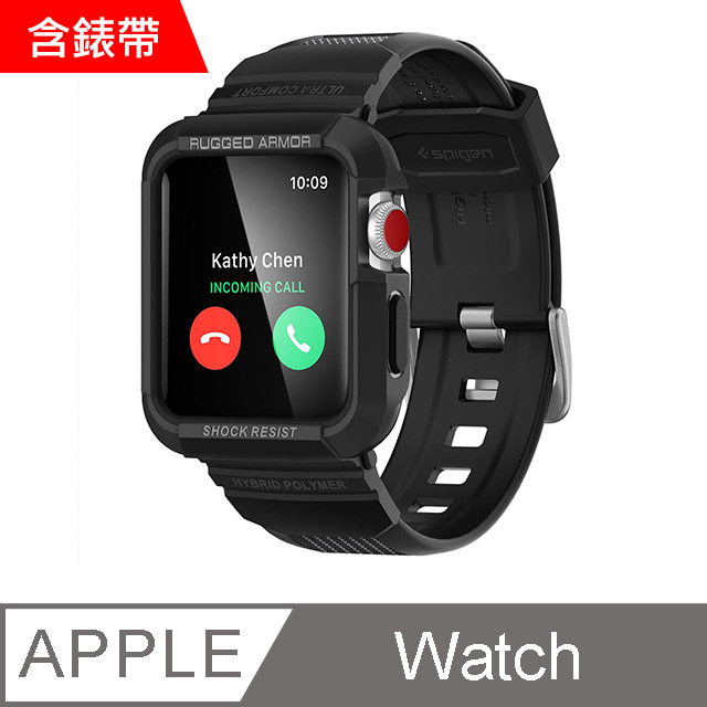 SGP / Spigen Apple Watch Series 3/2/1 (42mm) Rugged Armor Pro-軍規防摔保護殼