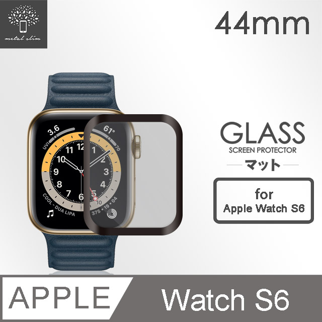 Metal-Slim Apple Watch Series 6 44mm 3D全膠滿版保護貼